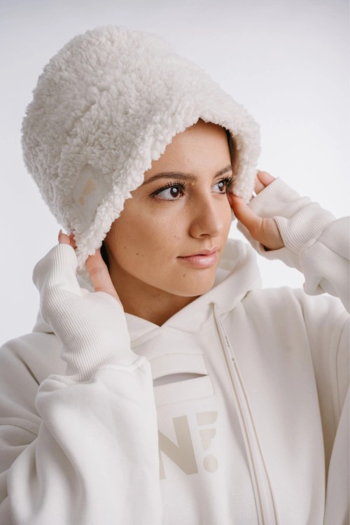 Hut weiß 4in1 SLEEK&FLUFFY