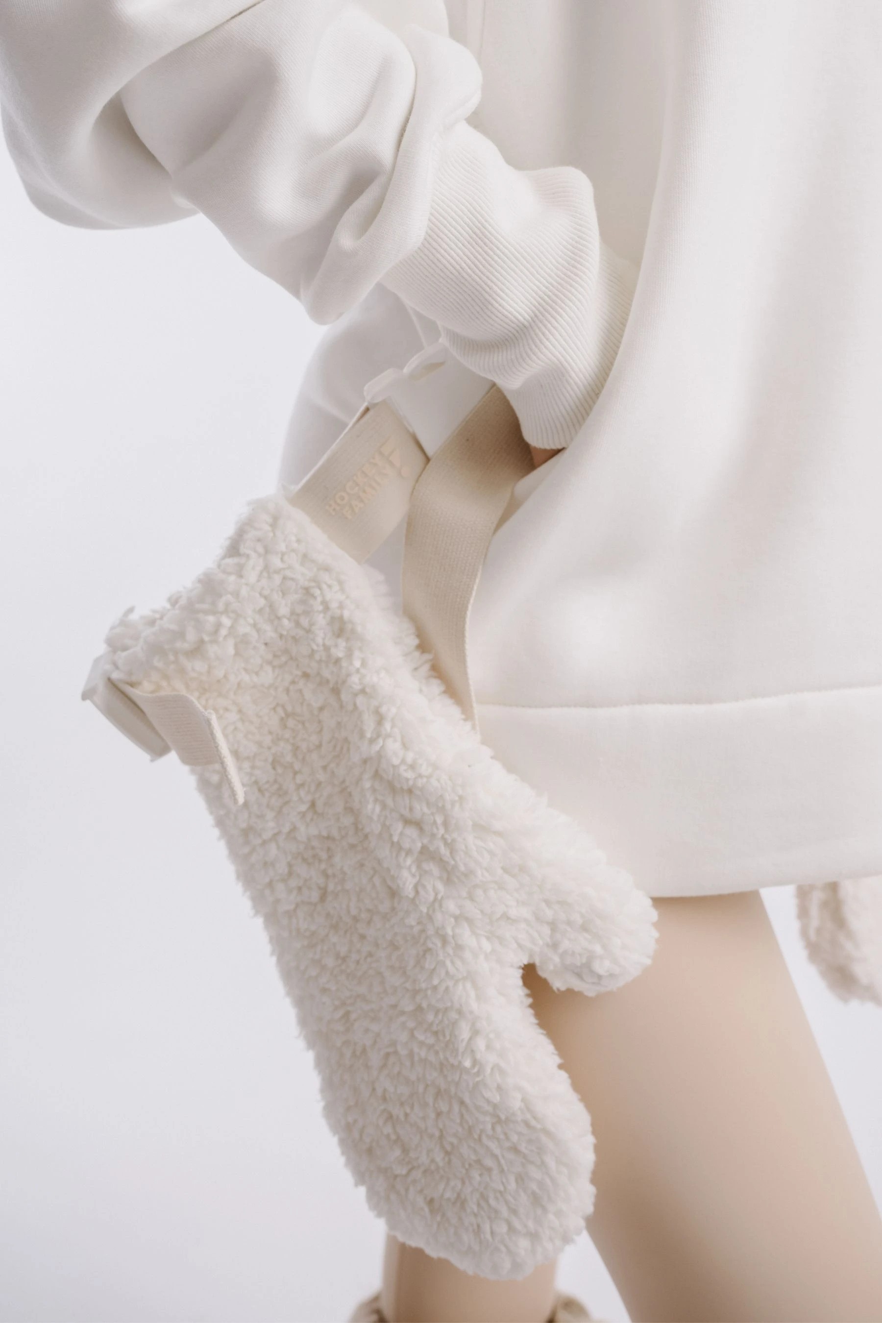 Handschuhe weiß 2in1 SLEEK&FLUFFY