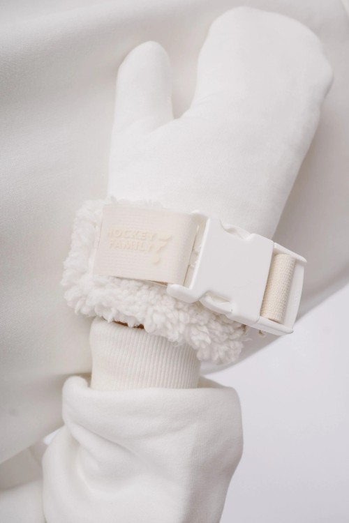 Handschuhe weiß 2in1 SLEEK&FLUFFY