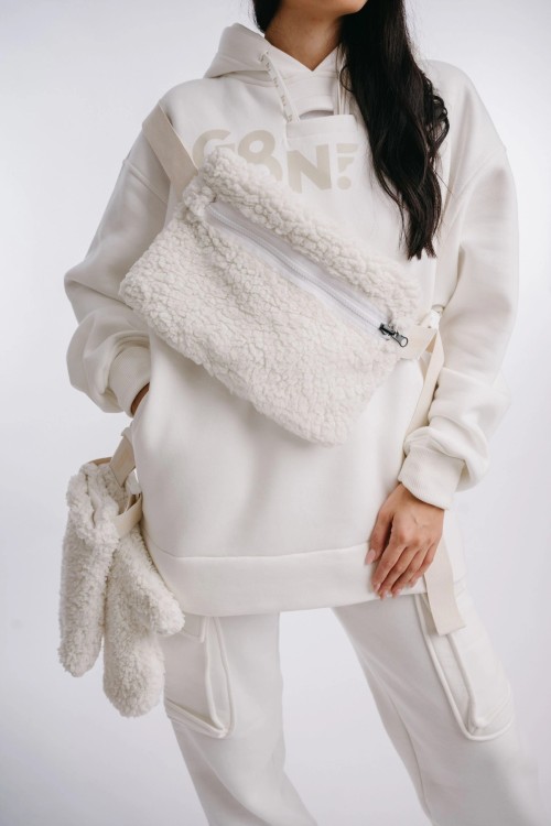 Tasche weiß 2in1 SLEEK&FLUFFY