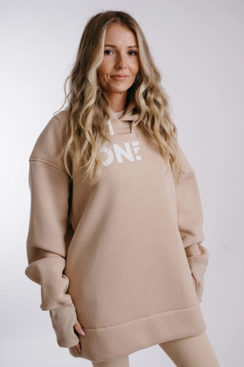 Sweatshirt beige NUTTY LATTE