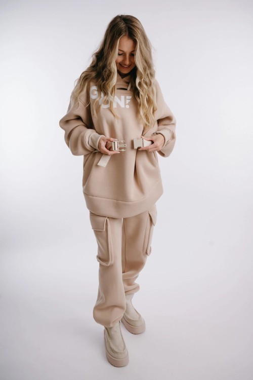 Sweatshirt beige NUTTY LATTE