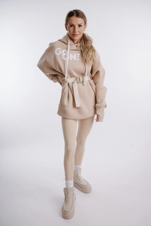 Sweatshirt beige NUTTY LATTE