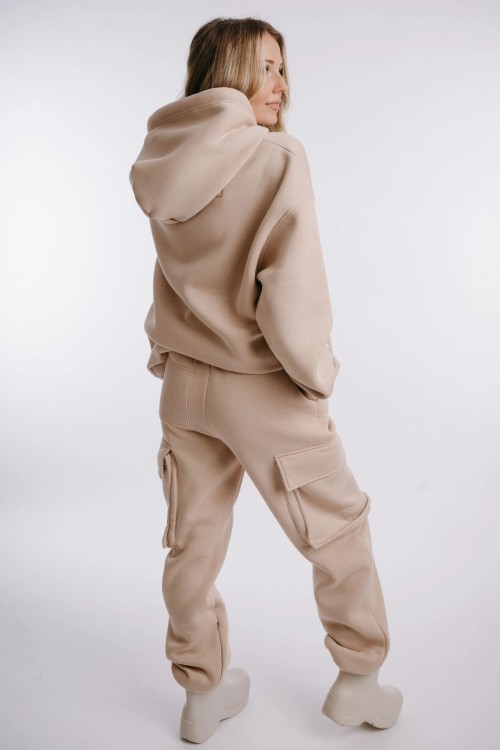 Sweatshirt beige NUTTY LATTE