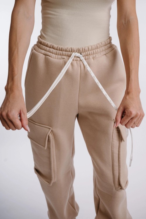 Sweatpants beige NUTTY LATTE