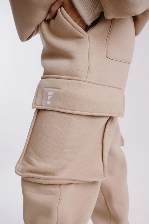 Sweatpants beige NUTTY LATTE