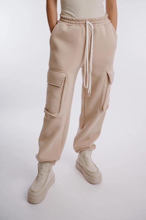 Sweatpants beige NUTTY LATTE