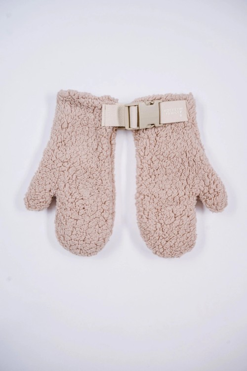 Handschuhe beige 2in1 SLEEK&FLUFFY