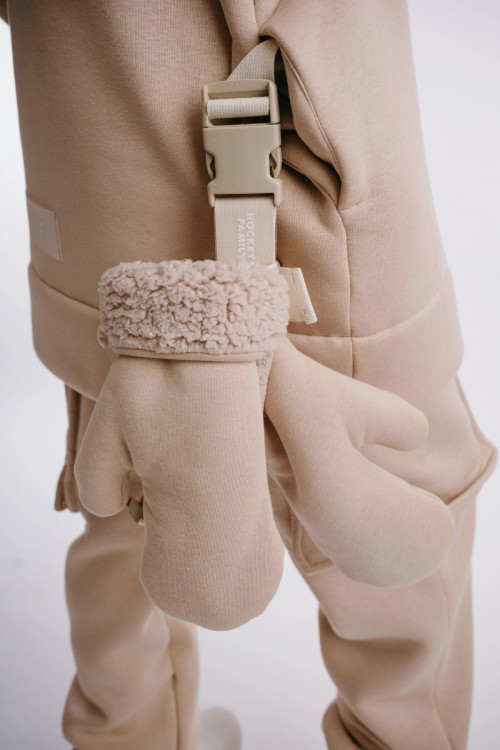Handschuhe beige 2in1 SLEEK&FLUFFY
