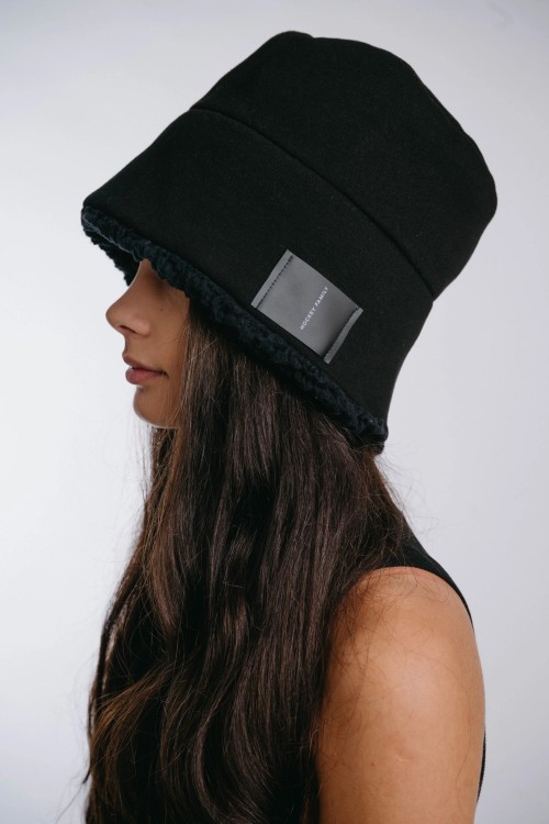 Hut schwarz 4in1 SLEEK&FLUFFY