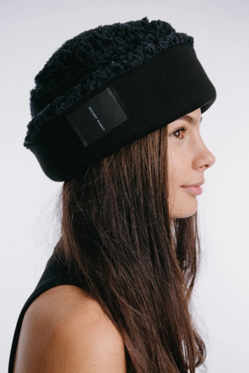 Hut schwarz 4in1 SLEEK&FLUFFY