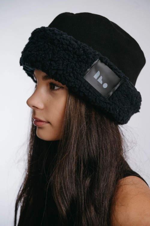Hut schwarz 4in1 SLEEK&FLUFFY