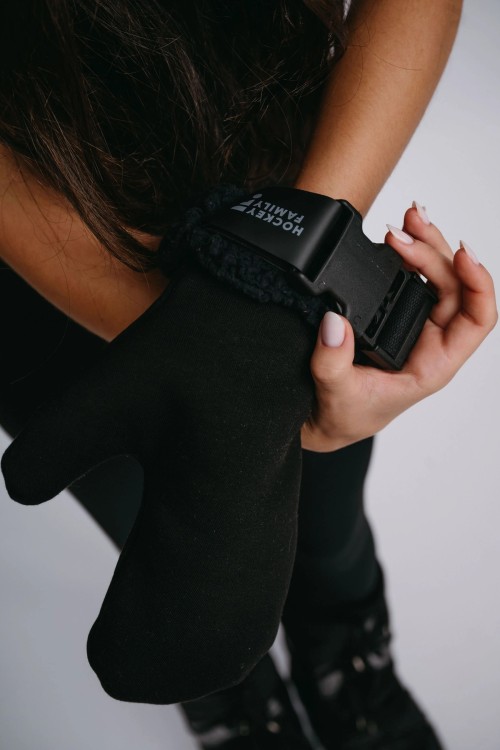 Handschuhe schwarz 2in1 SLEEK&FLUFFY