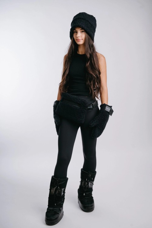 Tasche schwarz 2in1 SLEEK&FLUFFY