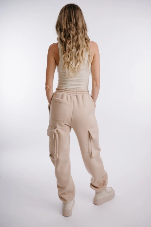 Sweatpants beige NUTTY LATTE
