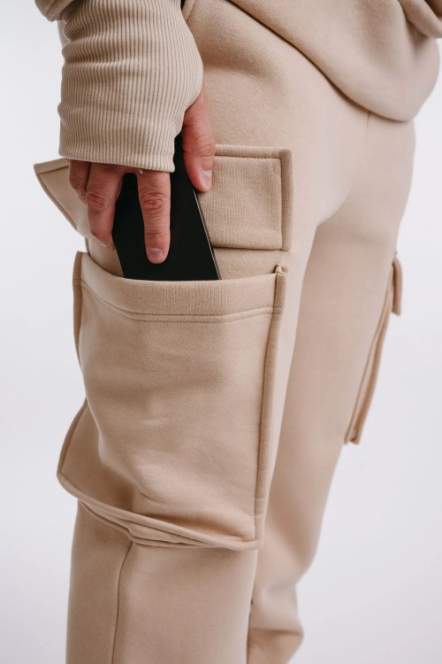 Sweatpants beige NUTTY LATTE
