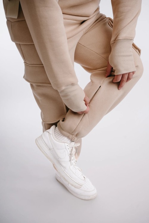 Sweatpants beige NUTTY LATTE