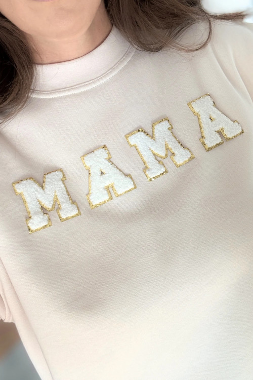 Say it in Letters – písmenkové mikiny Fluffy & Glitter pre rodinu