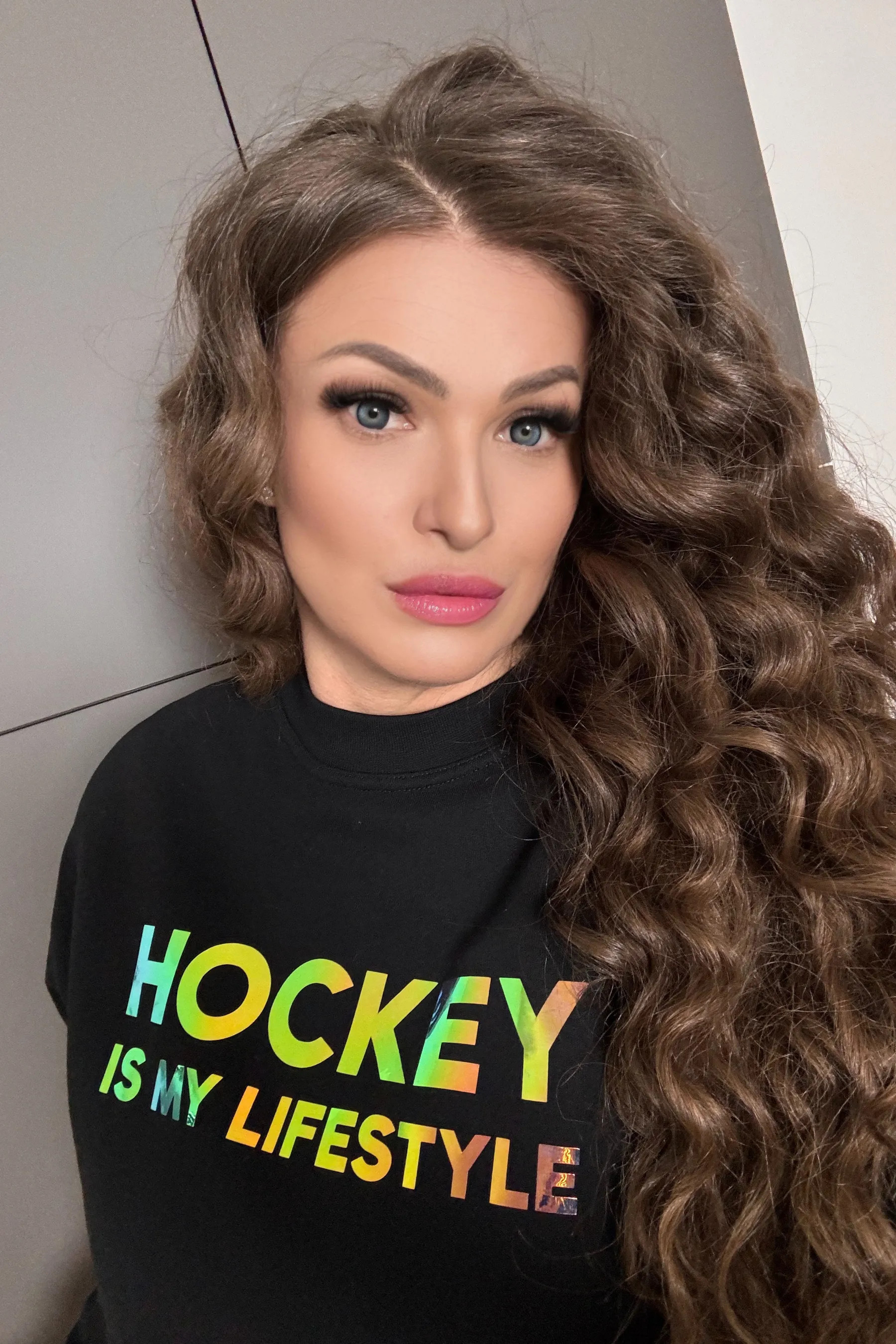 GLIMR Hockey-Hoodie HFF | Holografischer Hoodie für Hockey-Familien