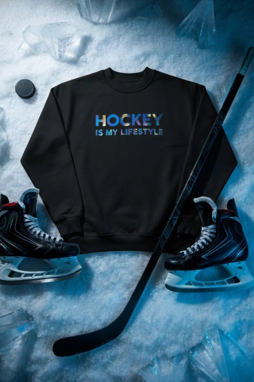 GLIMR Hockey Hoodie HFF | Holographic hoodie for hockey families