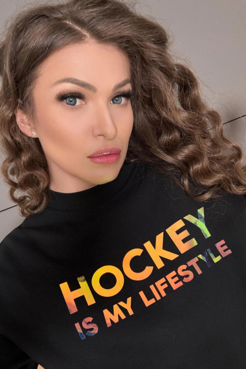 GLIMR Hockey Hoodie HFF | Holographic hoodie for hockey families