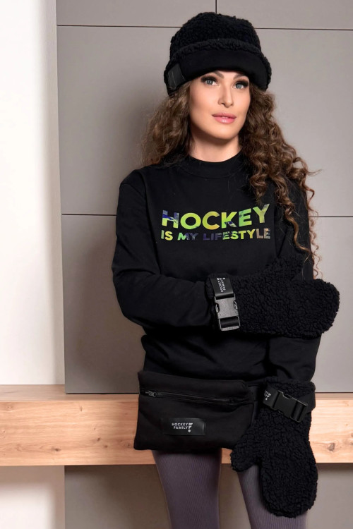 GLIMR Hockey-Hoodie HFF | Holografischer Hoodie für Hockey-Familien