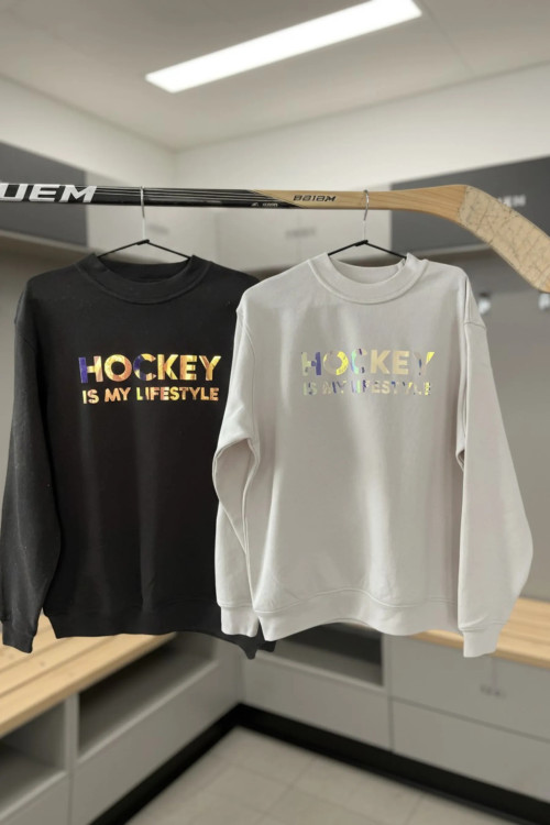 GLIMR Hockey-Hoodie HFF | Holografischer Hoodie für Hockey-Familien