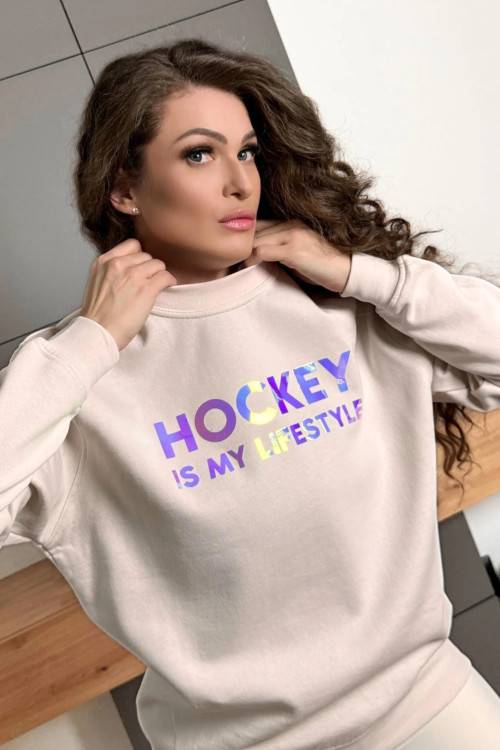 GLIMR Hockey Hoodie HFF | Holographic hoodie for hockey families