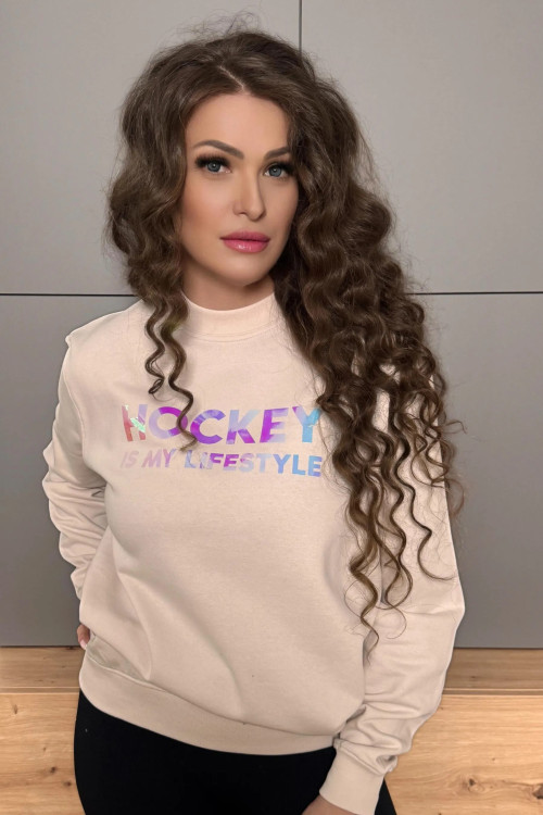 GLIMR Hockey Hoodie HFF | Holographic hoodie for hockey families