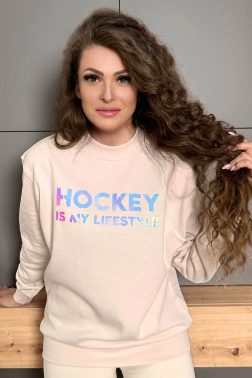 GLIMR Hockey Hoodie HFF | Holographic hoodie for hockey families