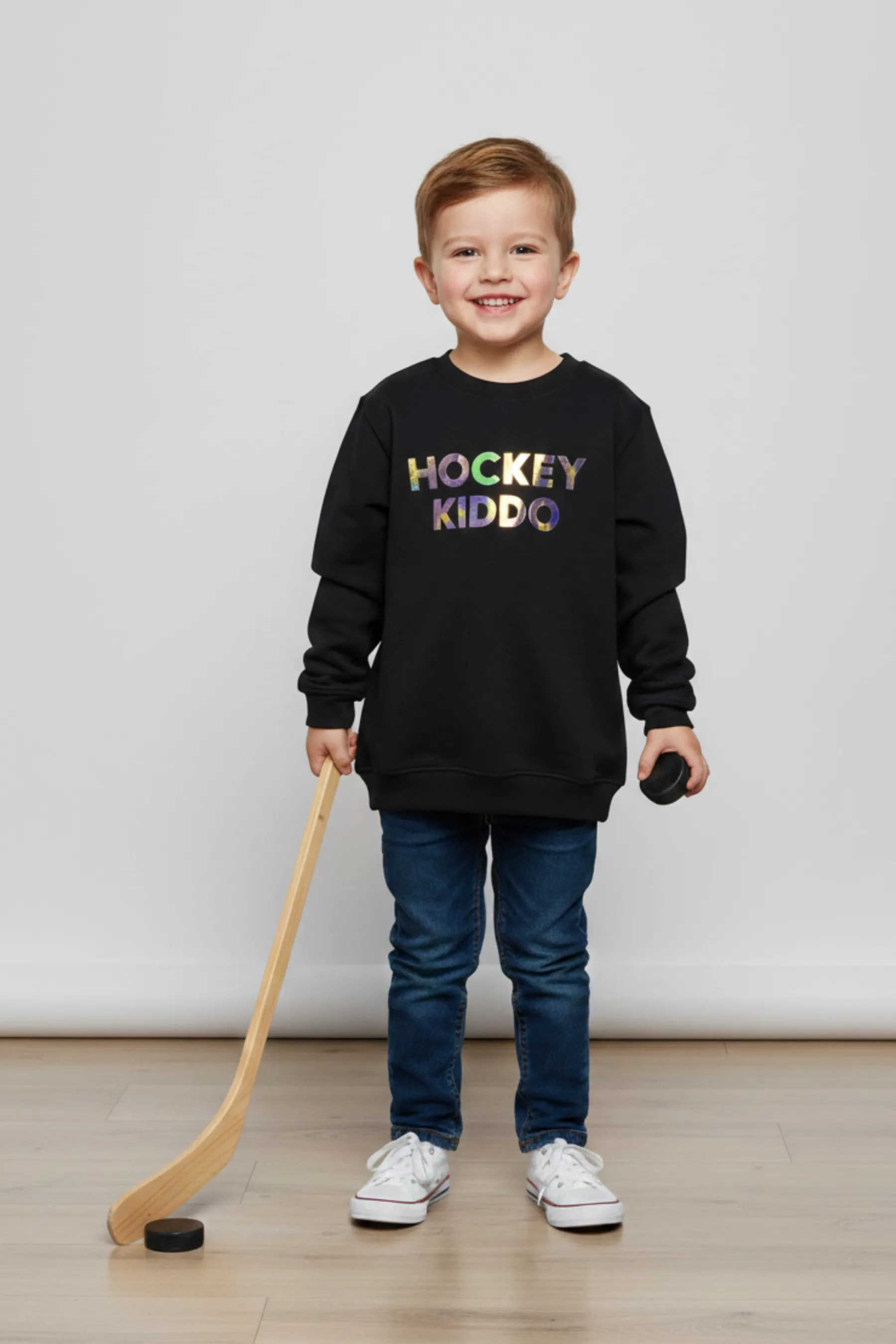 GLIMR Hockey Hoodie HFF | Holographic hoodie for hockey families