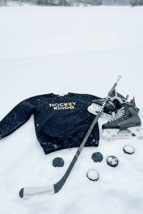 GLIMR Hockey-Hoodie HFF | Holografischer Hoodie für Hockey-Familien